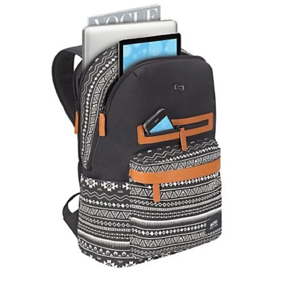 Solo New York Saratoga Tribal Southwestern Laptop Travel Backpack Unisex